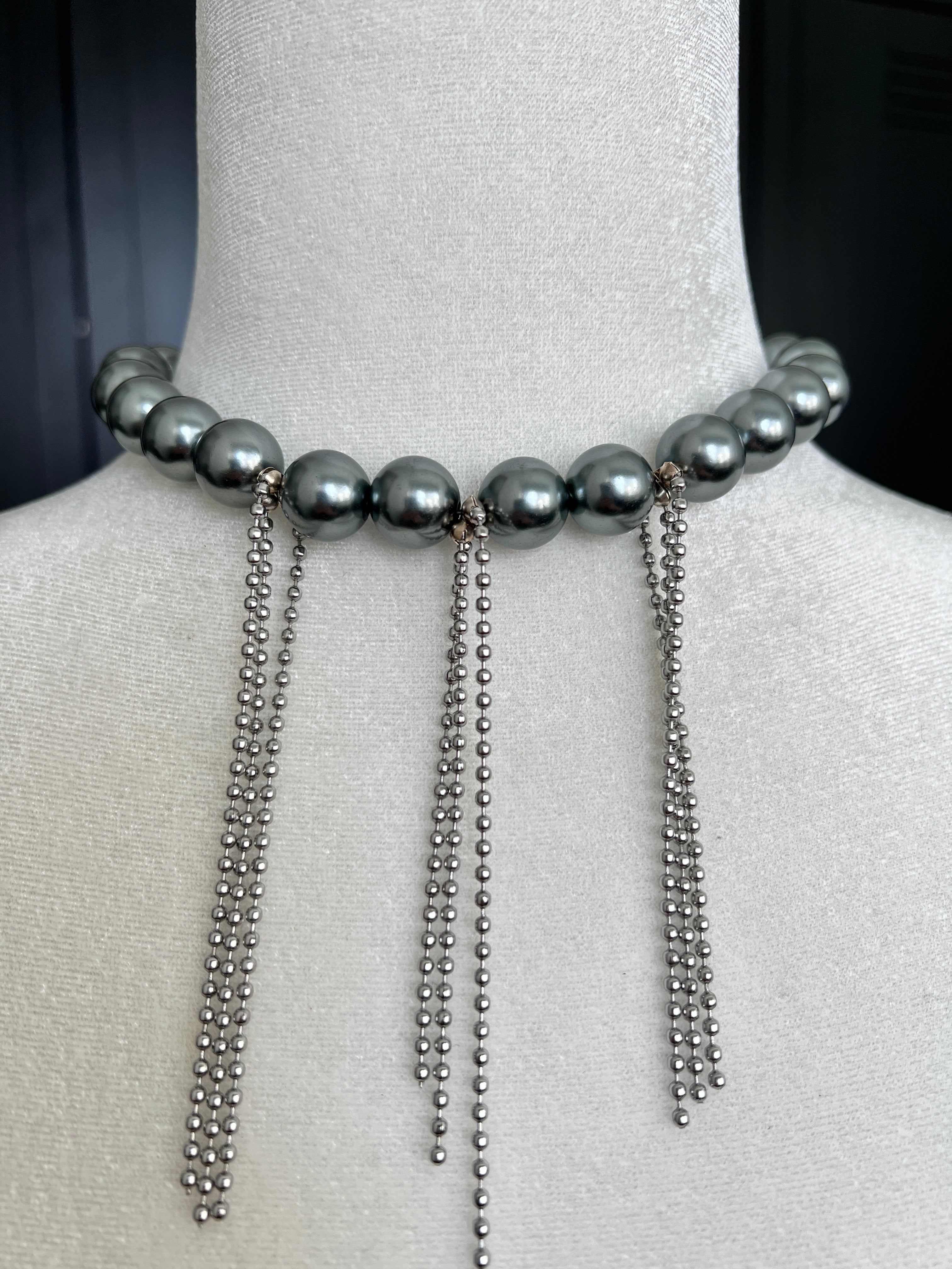 Pearls and Chain Single Strand